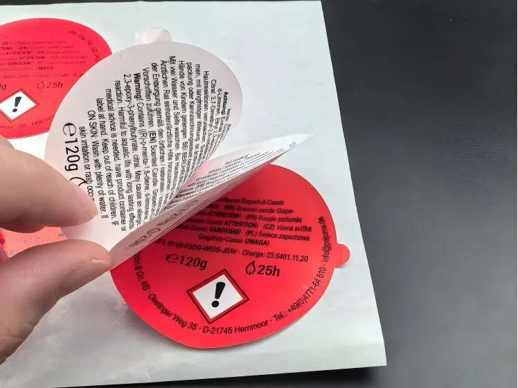 Πολωνός Πελάτης Παραγγελίες Συσκευασίας και Αποστολής με Ετικέτες πολλαπλών στρώσεων