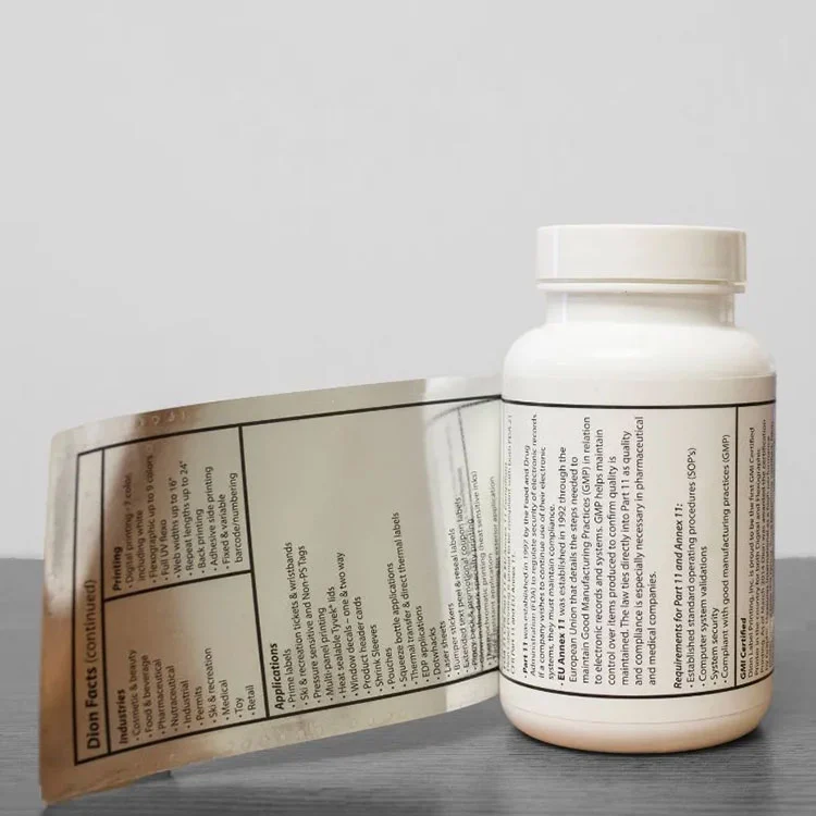 Nutraceutical και συμπληρώματα ετικετών